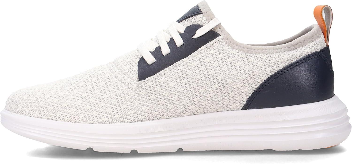 imageCole Haan Mens Grandsport Journey Knit SneakersOptic WhiteOmbre Blue
