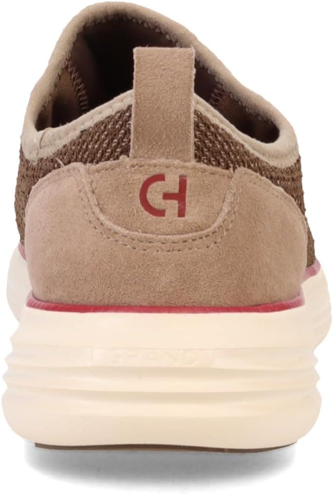 imageCole Haan Mens Grandsport Journey Knit SneakersTruffleDuneSyrahEgret