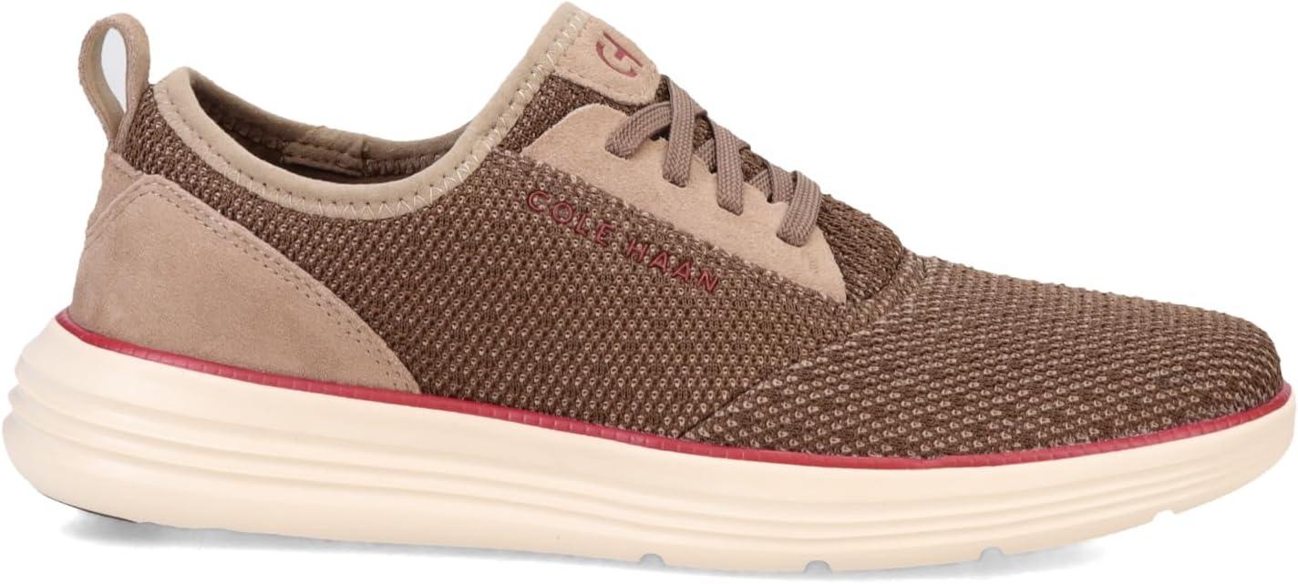 imageCole Haan Mens Grandsport Journey Knit SneakersTruffleDuneSyrahEgret