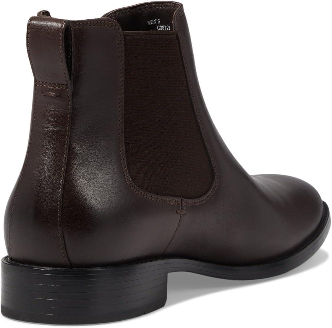 imageCole Haan Mens Hawthorne Chelsea BootsDark ChocolateBlack Wr