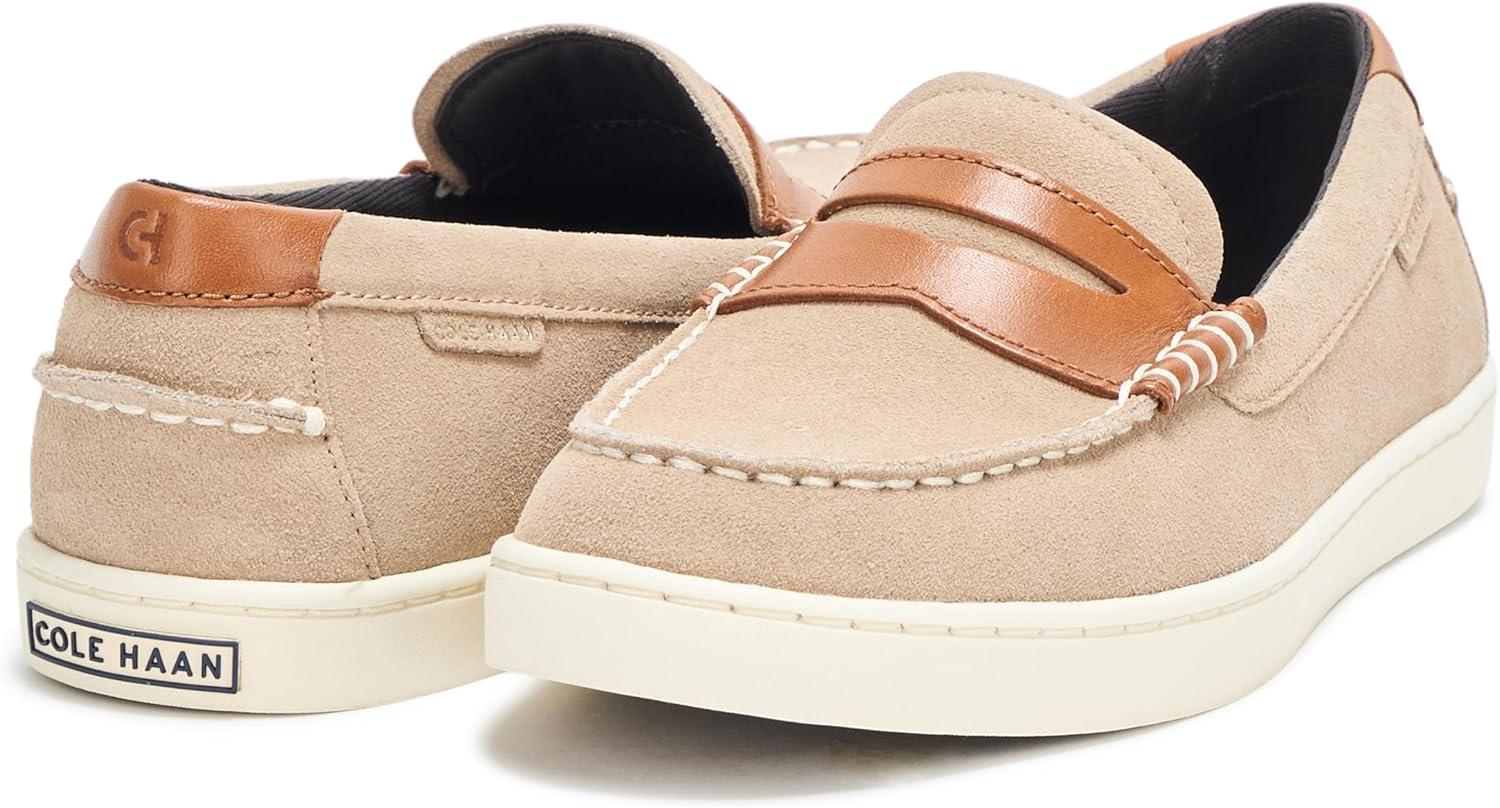 imageCole Haan Mens Nantucket LoafersBirch Beige SuedeNew Caramel