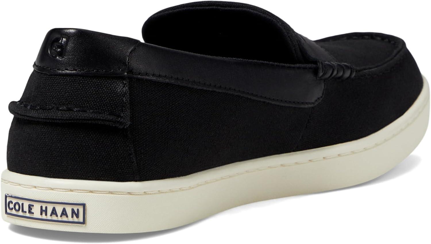 imageCole Haan Mens Nantucket LoafersBlack CanvasBlack