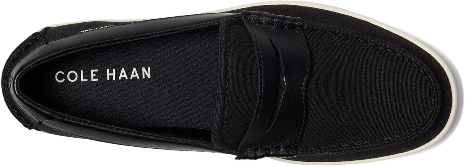 imageCole Haan Mens Nantucket LoafersBlack CanvasBlack