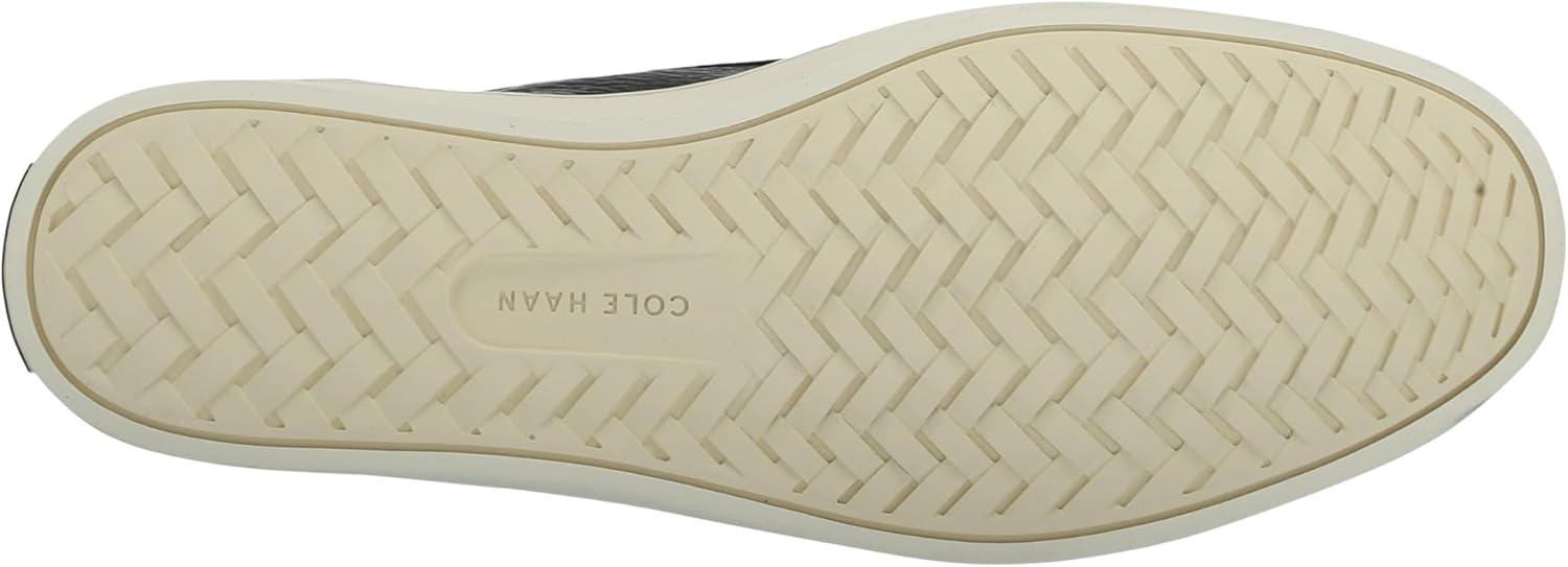 imageCole Haan Mens Nantucket LoafersBlack Pebbled LeatherIvory