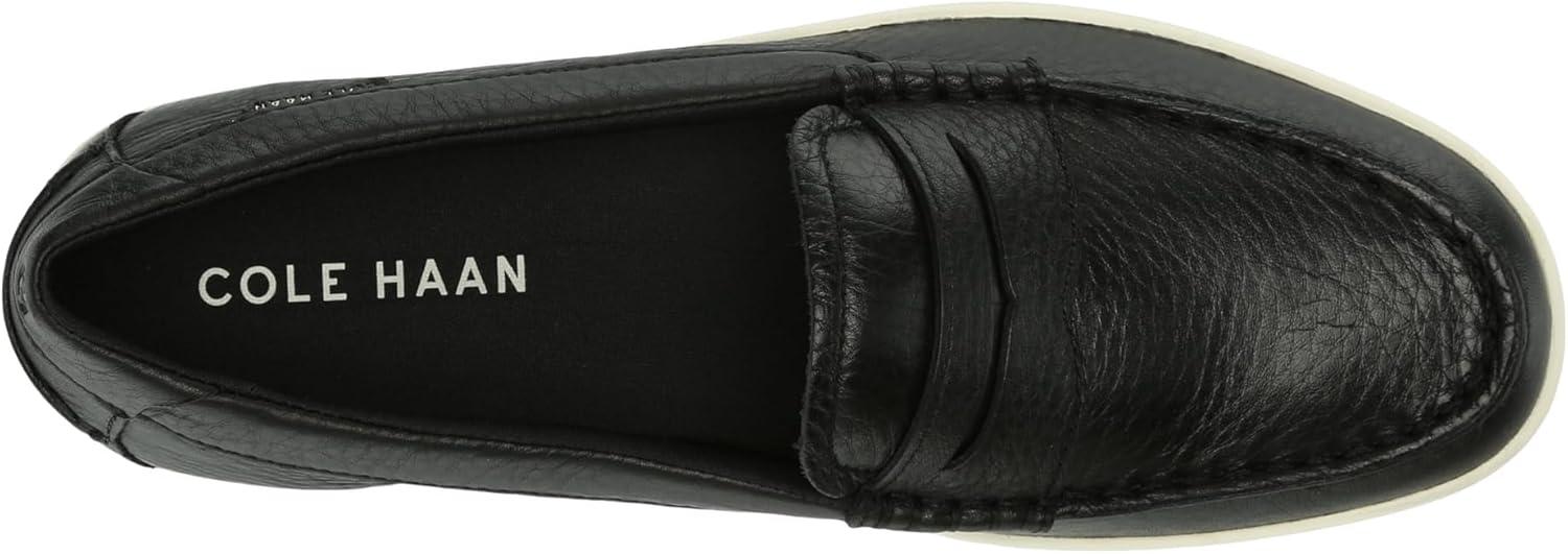 imageCole Haan Mens Nantucket LoafersBlack Pebbled LeatherIvory