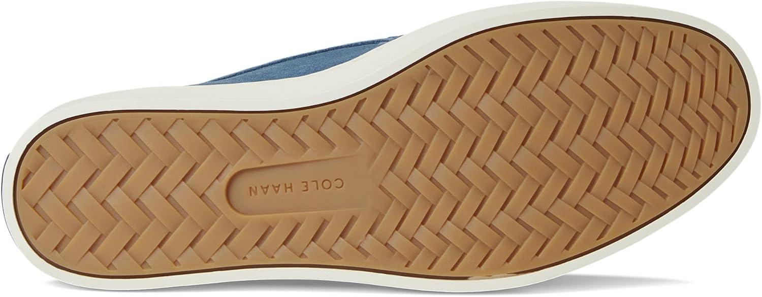 imageCole Haan Mens Nantucket LoafersChina Blue SuedeBiscuitIvory