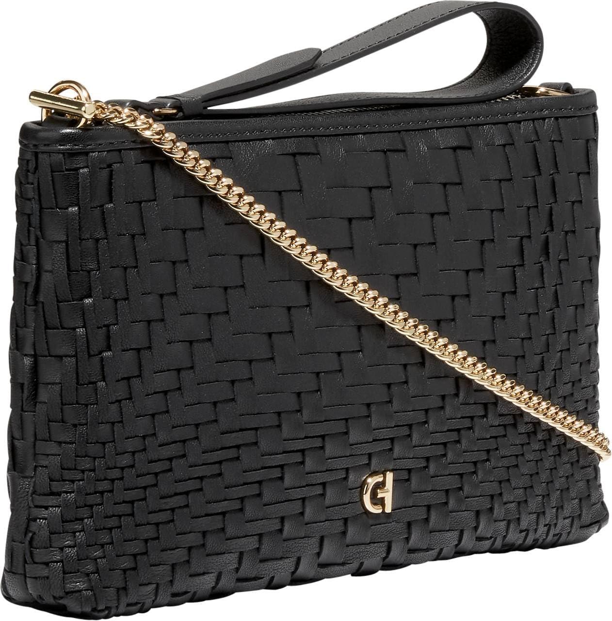 imageCole Haan Womens Essential Woven PouchBlackWoven