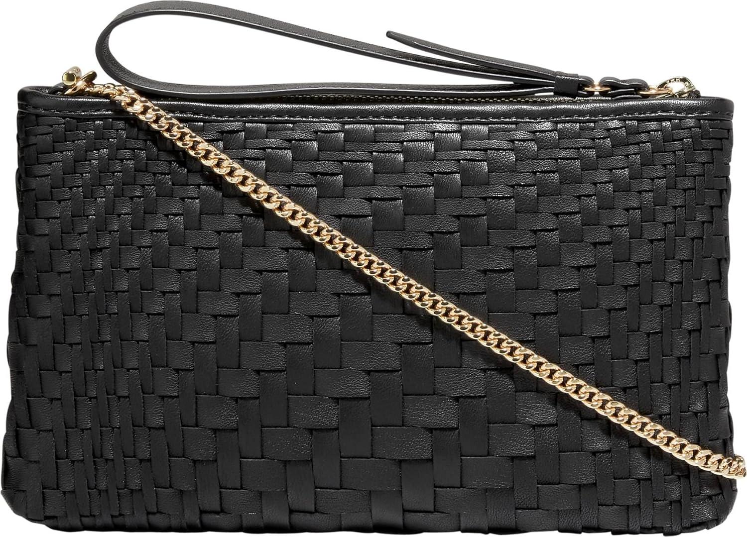 imageCole Haan Womens Essential Woven PouchBlackWoven