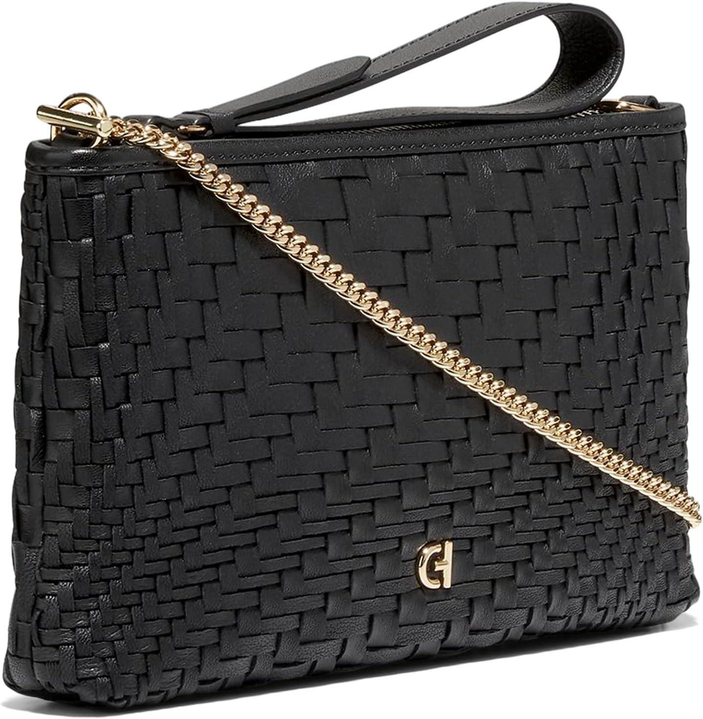 imageCole Haan Womens Essential Woven PouchBlackWoven