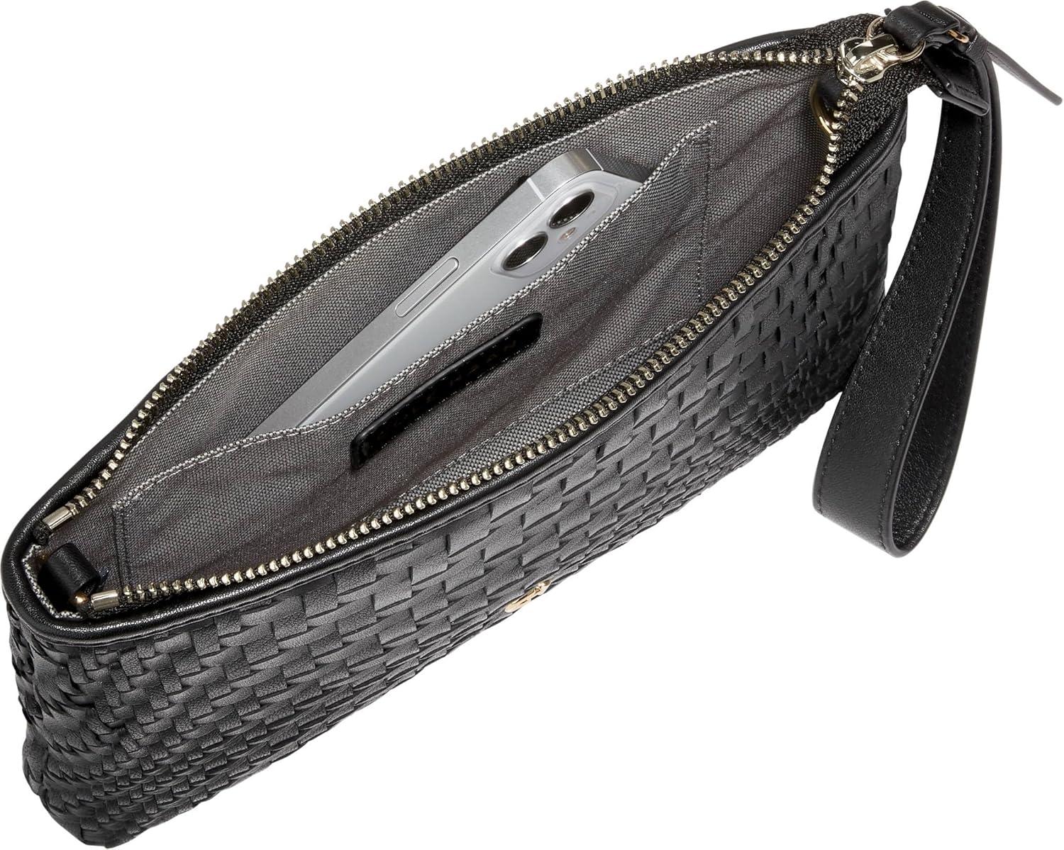 imageCole Haan Womens Essential Woven PouchBlackWoven