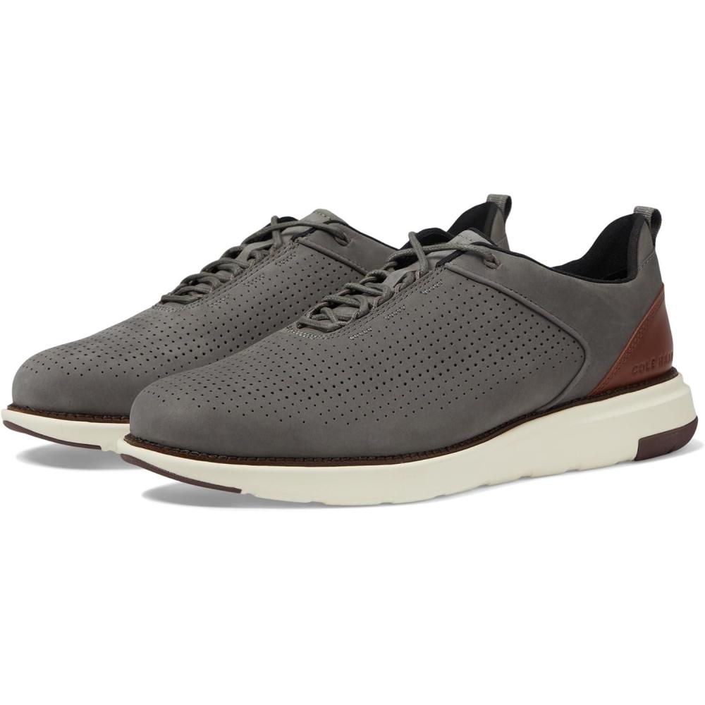 imageCole Haan Mens Grand Atlantic SneakersTornado NubuckWoodburyIvory