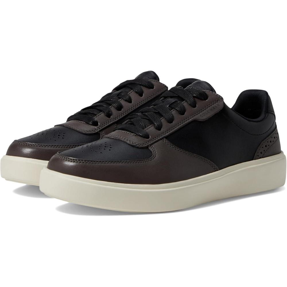 imageCole Haan Mens Grand Crosscourt Transition SneakerBlackPavementIvory