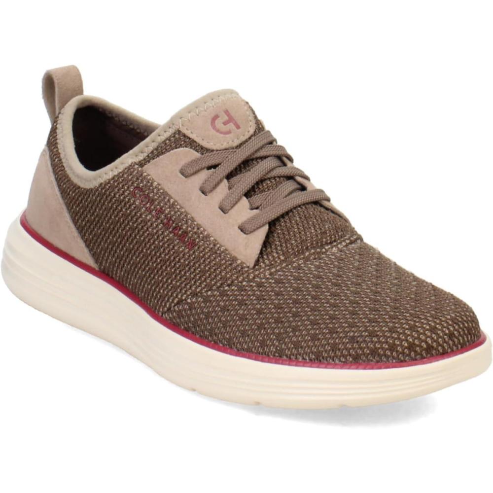imageCole Haan Mens Grandsport Journey Knit SneakersTruffleDuneSyrahEgret