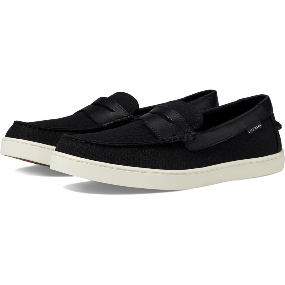 imageCole Haan Mens Nantucket LoafersBlack CanvasBlack