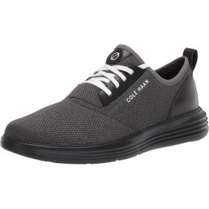 Cole Haan Men’s Grandsport Journey Knit Sneakers(Black/Optic White)