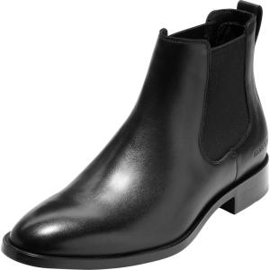 Cole Haan Men’s Hawthorne Chelsea Boots(Black/Black Wr)