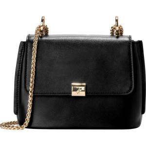 Cole Haan womens Mini Leather Convertible Chain(Black)