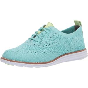 Cole Haan Men’s Originalgrand Stitchlite Wingtip(Capri & Blue Tint Knit/Paradise Green)