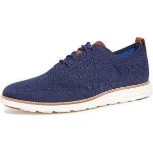 Cole Haan Men’s Originalgrand Stitchlite Wingtip(Navy/Ivory)