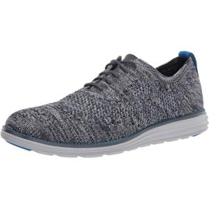 Cole Haan Men’s Originalgrand Stitchlite Wingtip(Ombre Blue Twisted Knit/Cool Gray)