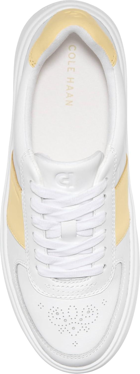 imageCole Haan Womens Grand Crosscourt DellaWhitePale BananaWhite