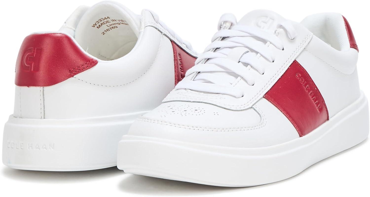 imageCole Haan Womens Grand Crosscourt DellaWhiteRio Red Patent