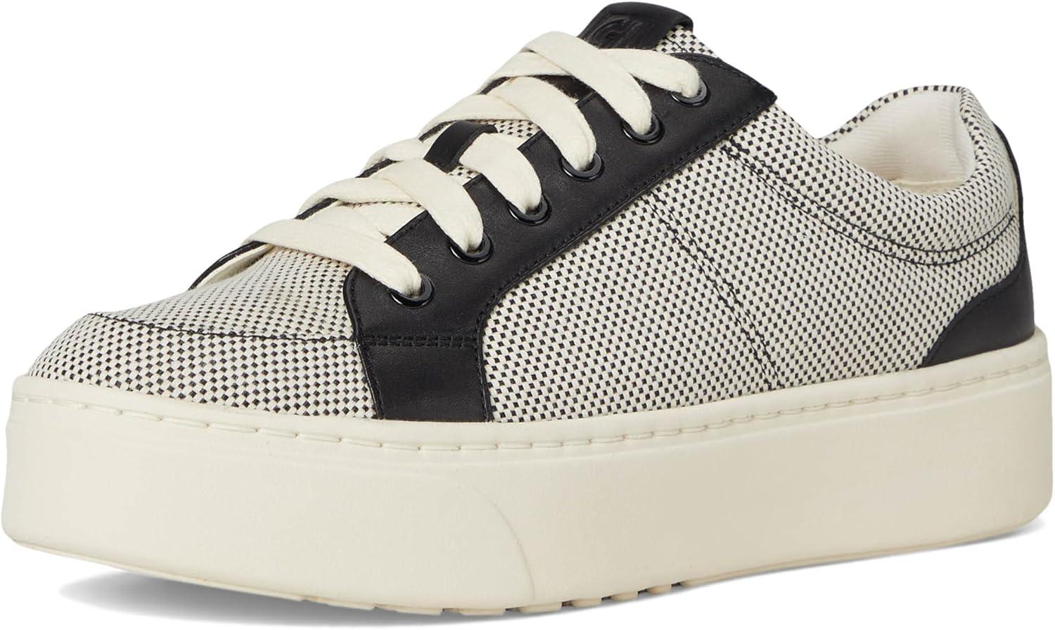 imageCole Haan Womens Grandpro Max PlatformIvory CanvasBlack Leather