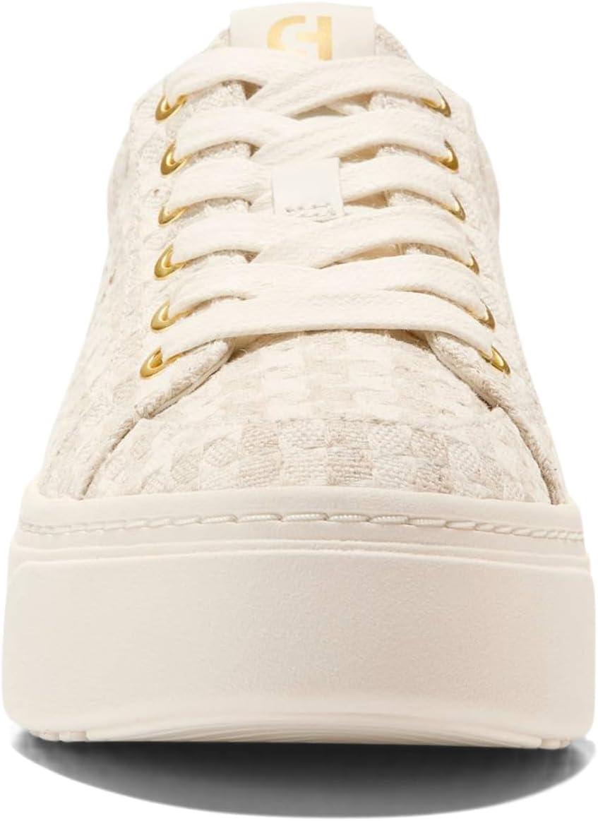 imageCole Haan Womens Grandpro Max PlatformIvory Textured