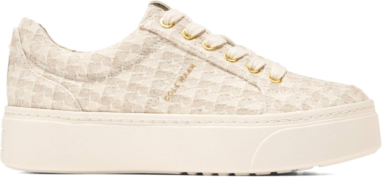 imageCole Haan Womens Grandpro Max PlatformIvory Textured