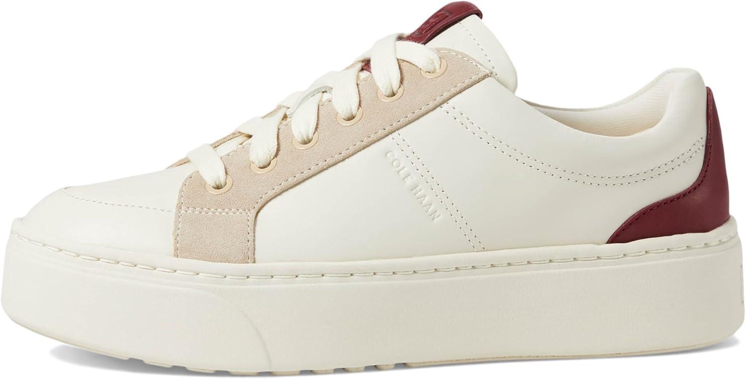 imageCole Haan Womens Grandpro Max PlatformIvoryOpticatCherry