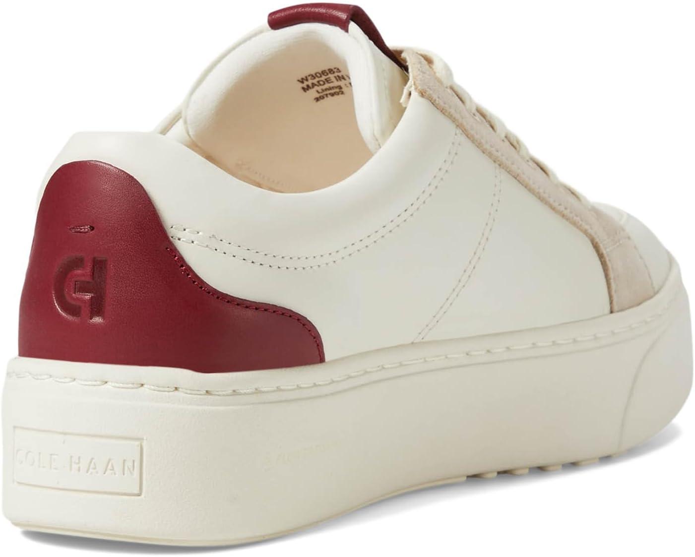 imageCole Haan Womens Grandpro Max PlatformIvoryOpticatCherry