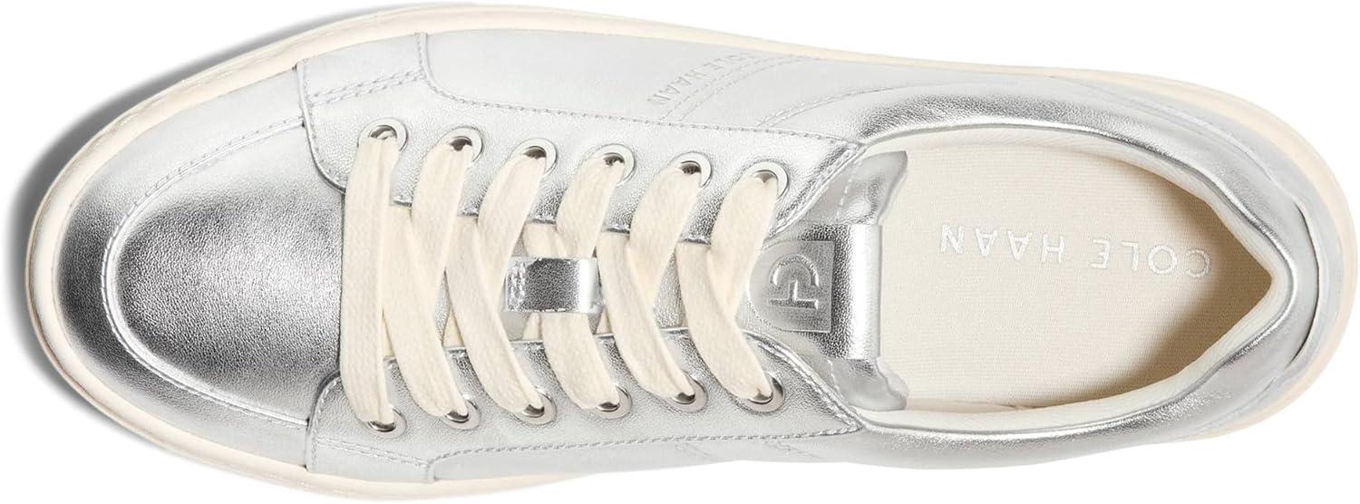 imageCole Haan Womens Grandpro Max PlatformSilver MetallicIvory