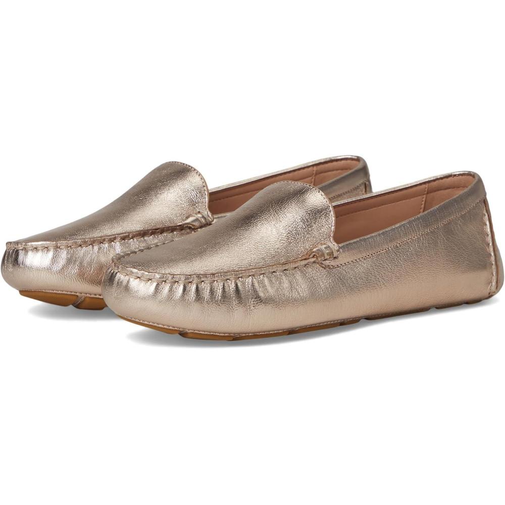 imageCole Haan Womens EmmieRose Gold Metallic Leather