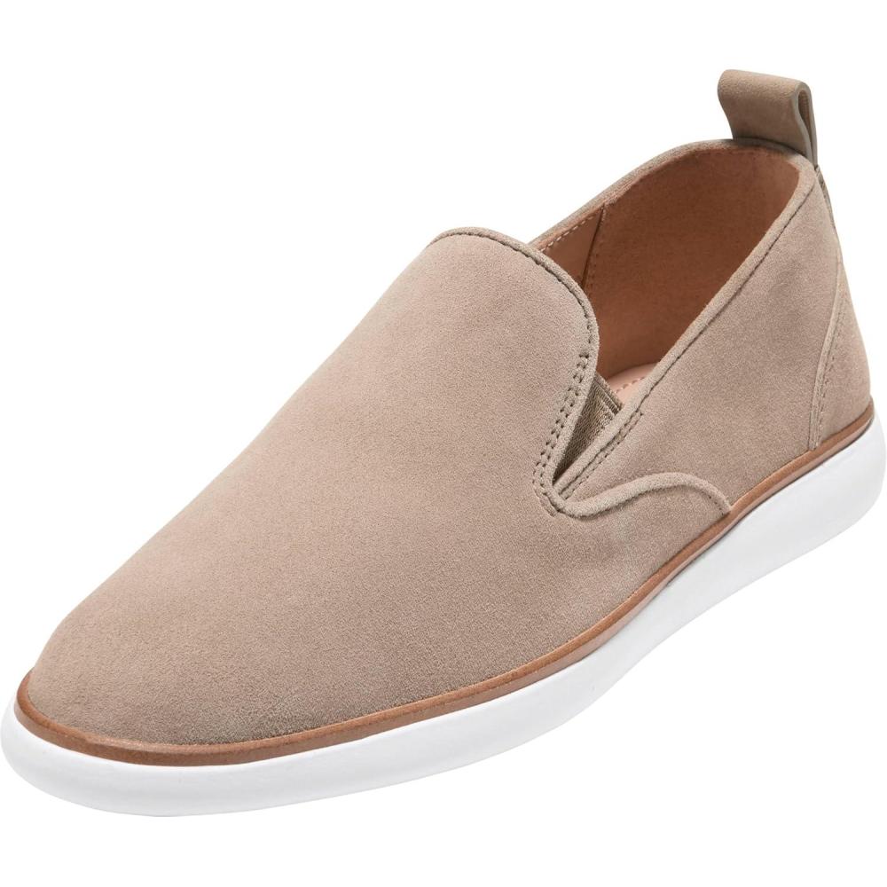 imageCole Haan Womens Grand Ambition GalenaIrish Coffee SuedeNatural Faux Fur