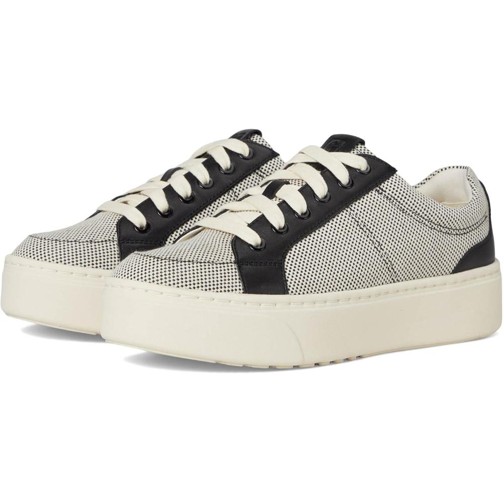 imageCole Haan Womens Grandpro Max PlatformIvory CanvasBlack Leather