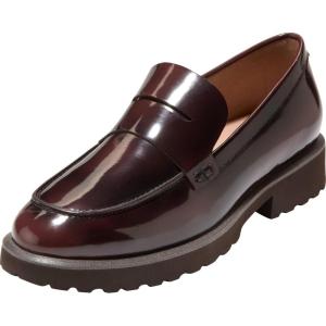 Cole Haan Womens Geneva Loafers(Burgundy Brush Off Ltr)
