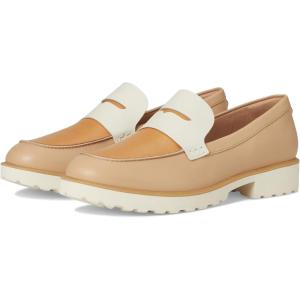 Cole Haan Womens Geneva Loafers(Soft Buff/Biscuit/Ivory)