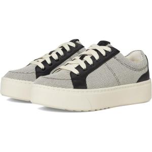 Cole Haan Womens Grandpro Max Platform(Ivory Canvas/Black Leather)