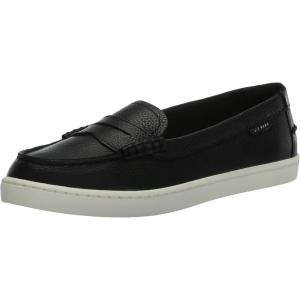Cole Haan Womens Nantucket(Black Pebbled Leather)