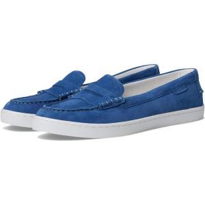 Cole Haan Womens Nantucket(Dutch Blue Suede/White)