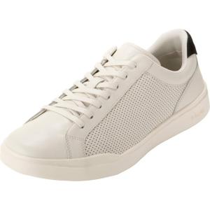 Cole Haan Men’s Grand Crosscourt Modern Perf LTT Sneakers(Ivory/Black/Ivory)