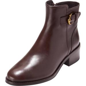 Cole Haan Women’s Hanover Buckle Ankle Boots(Madeira Brown)
