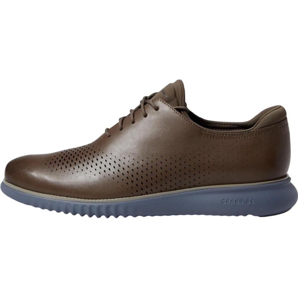 imageCole Haan Mens 2Zerogrand Laser Cut Wingtip OxfordMorelFolkstone Gray