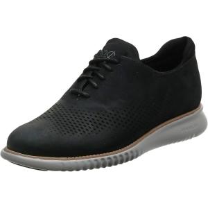 Cole Haan Men’s 2.Zerogrand Laser Cut Wingtip Oxford(Black)