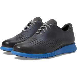Cole Haan Men’s 2.Zerogrand Laser Cut Wingtip Oxford(Folkstone Gray)