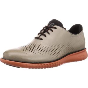 Cole Haan Men’s 2.Zerogrand Laser Cut Wingtip Oxford(Rock Ridge Leather)