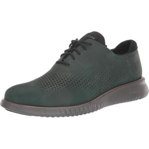 Cole Haan Men’s 2.Zerogrand Laser Cut Wingtip Oxford(Scarab Nubuck/Aventurine)