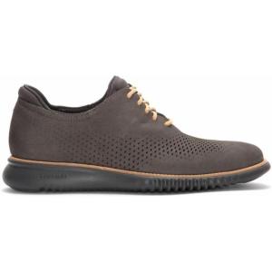 Cole Haan Men’s 2.Zerogrand Laser Cut Wingtip Oxford(Thundercloud Nubuck)