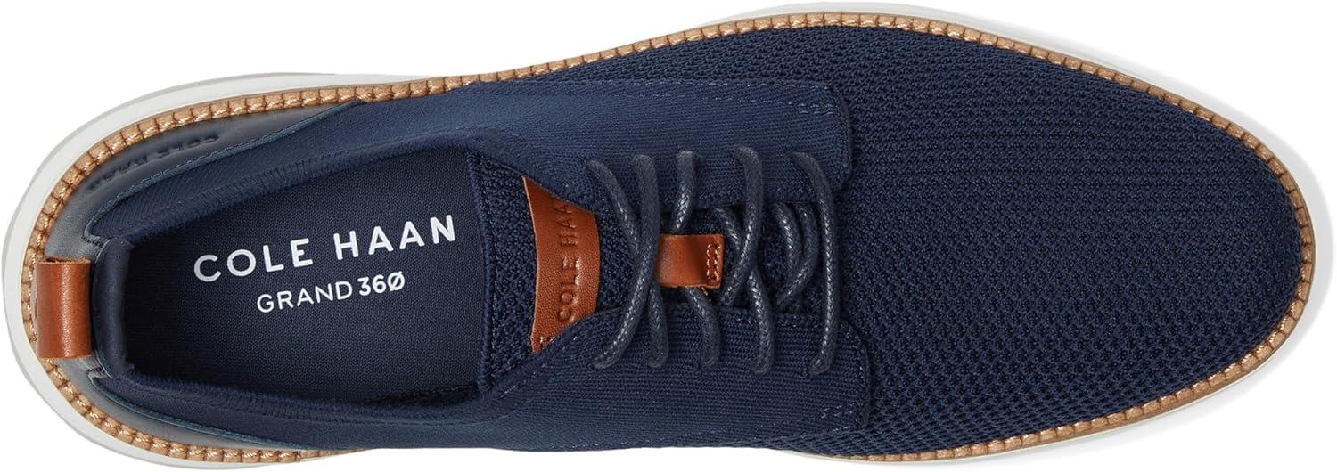image:imageCole Haan Mens Grand Hurrion Stitchlite Plain ToeNavy BlazerSilver BirchIvory
