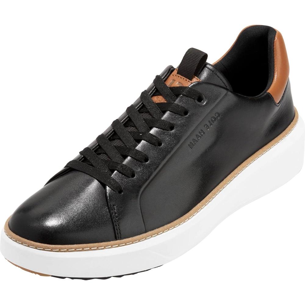 image:imageCole Haan Mens Grandpro Topspin Golf SneakersBlackPecanWhite